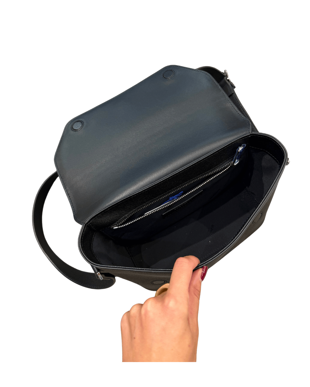 BURBERRY TB SHOULDER BAG PELLE NERA