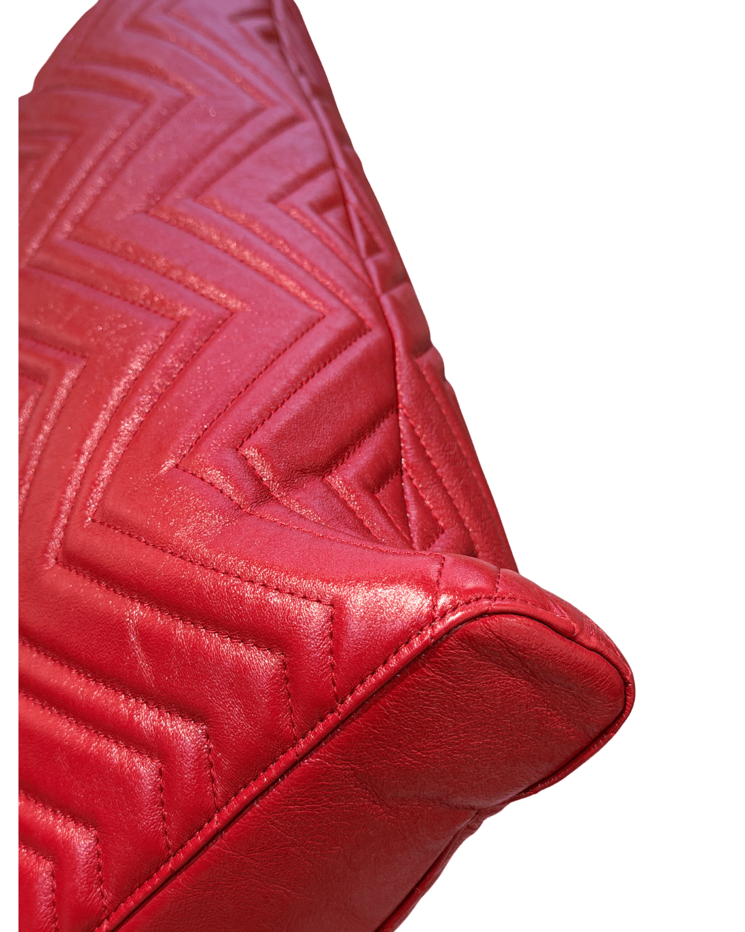 SHOPPER MARMONT GUCCI ROSSA A SPALLA