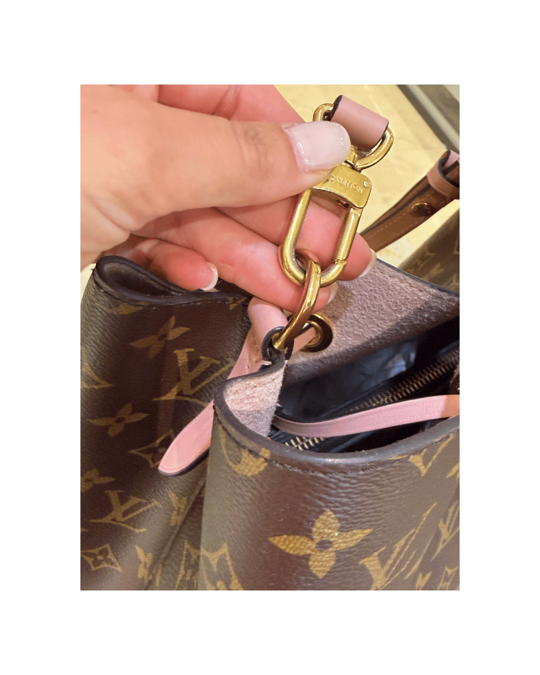 NEONOE LOUIS VUITTON RIFINITURE ROSA