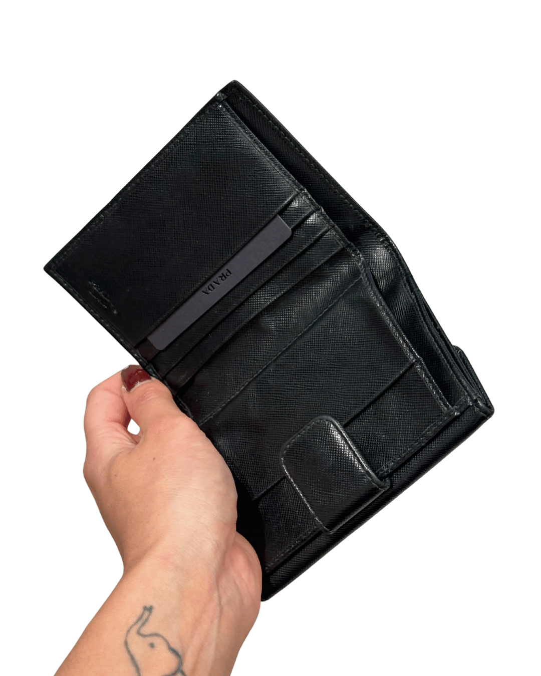 PICCOLO PORTAFOGLIO PRADA PELLE SAFFIANO