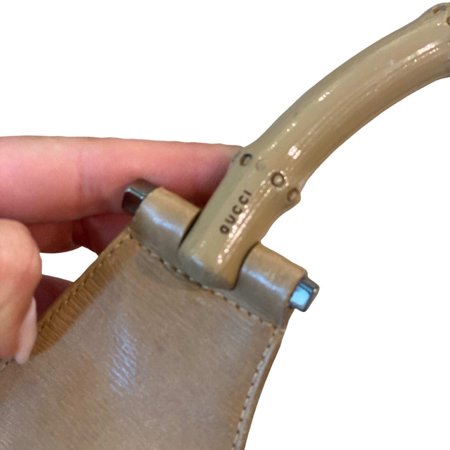 BORSA GUCCI BAMBOO BEIGE