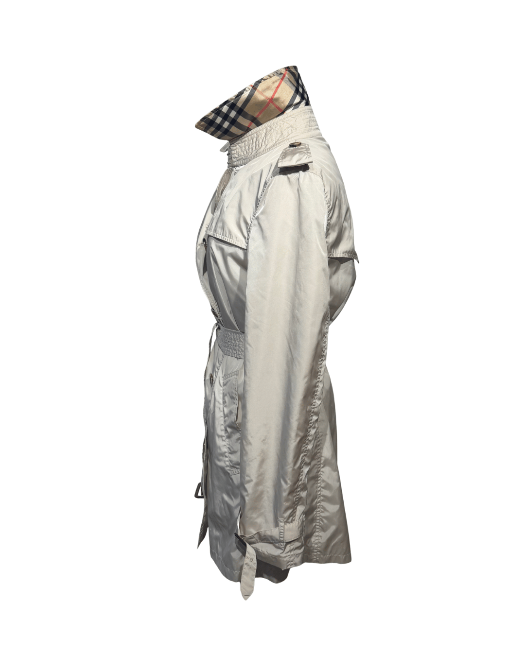 IMPERMEABILE BURBERRY BEIGE CHIARO TG 44