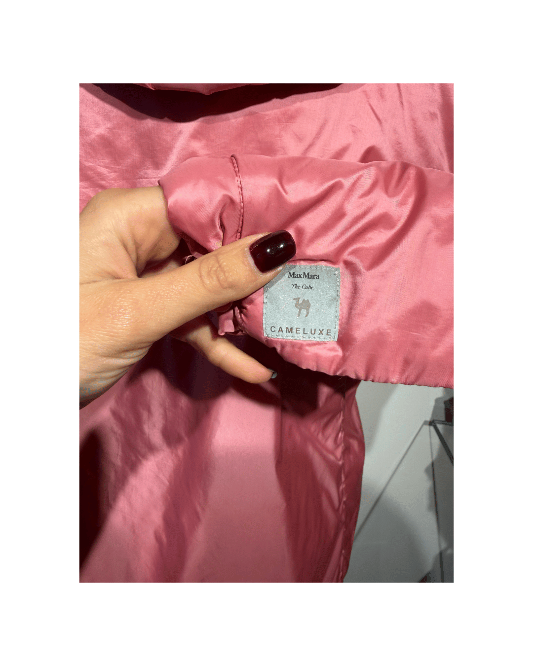 GIACCA IMPERMEABILE ROSA MAXMARA