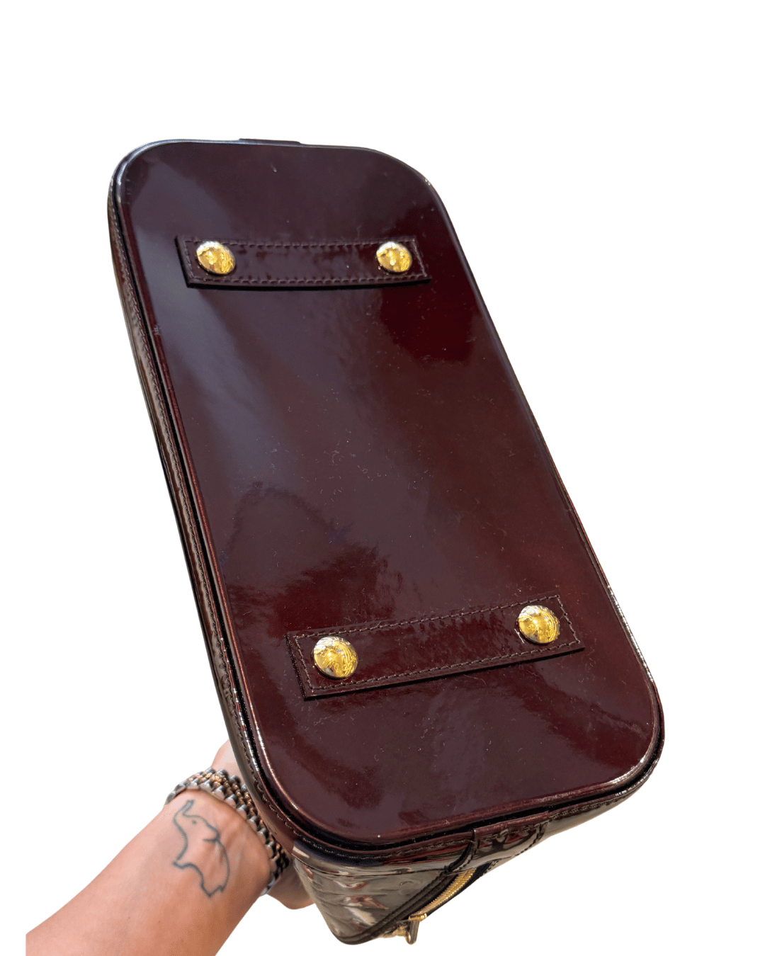 ALMA PM LOUIS VUITTON VERNIS BORDEAUX/MARRONE