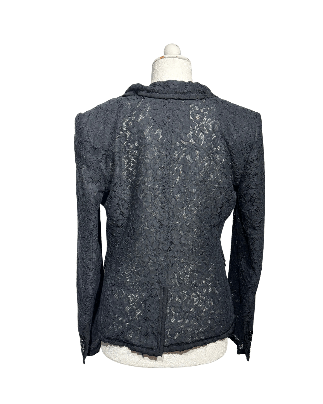 GIACCA D&G NERA PIZZO