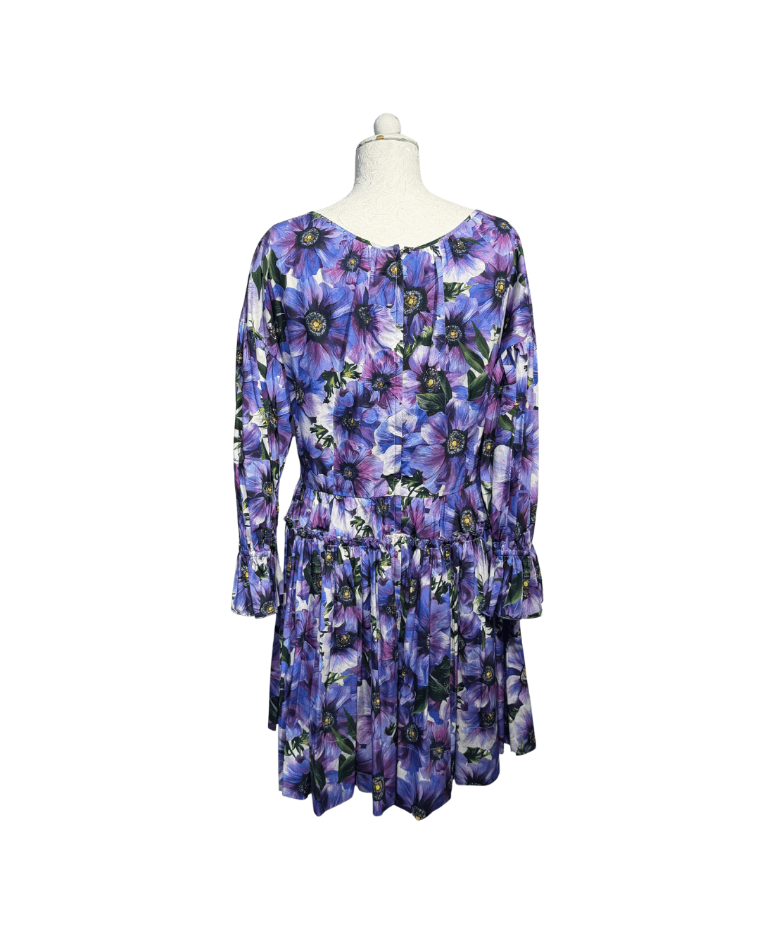 ABITO D&G FIORI VIOLA COTONE Tg 48