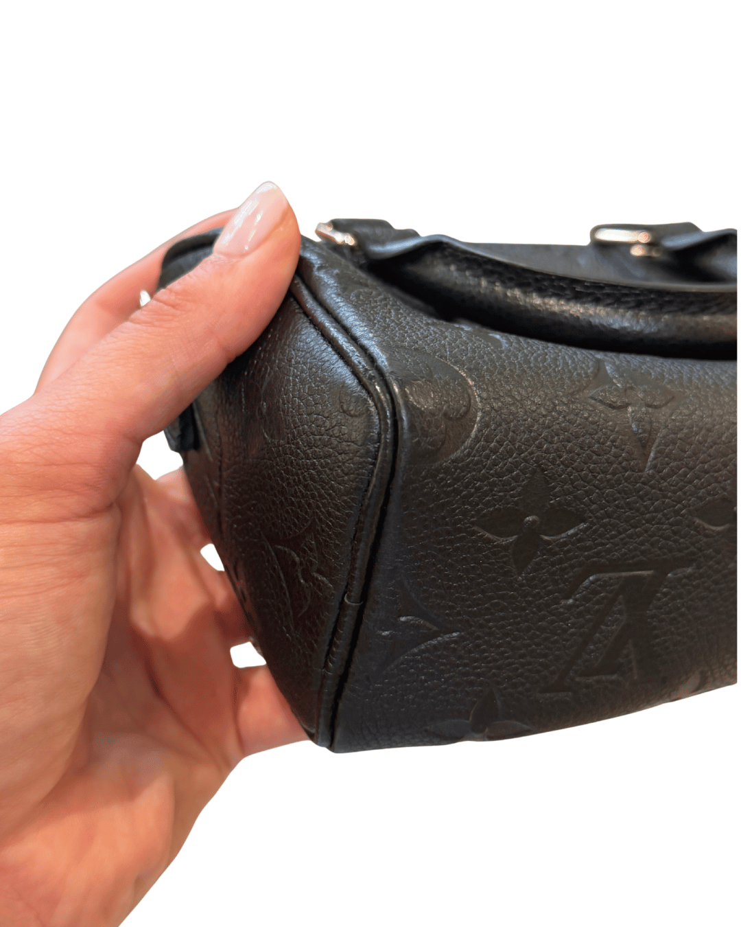 NANO SPEEDY PELLE NERO BANDOULIERE
