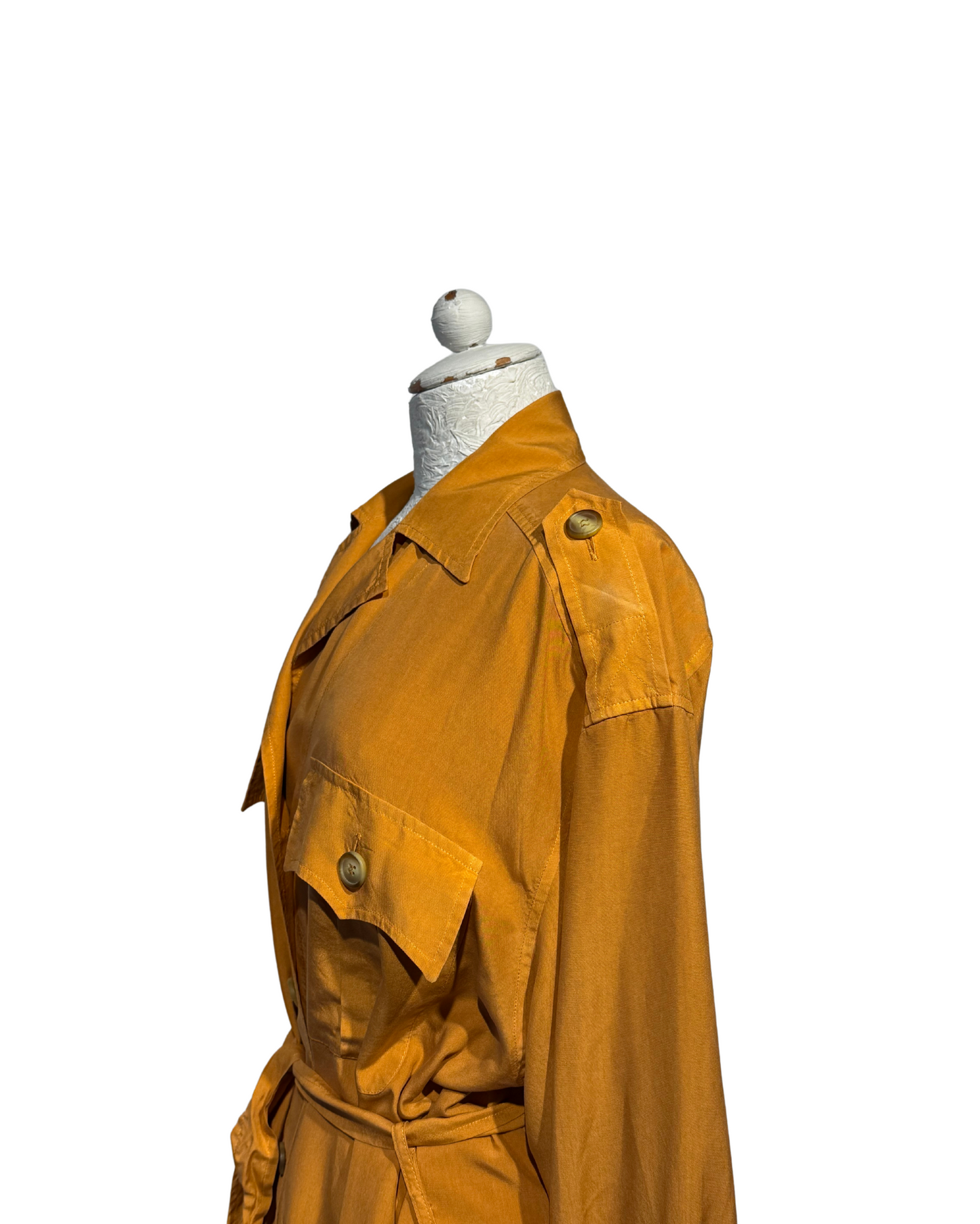 CAMICIA ASPESI PURA SETA ARANCIONE