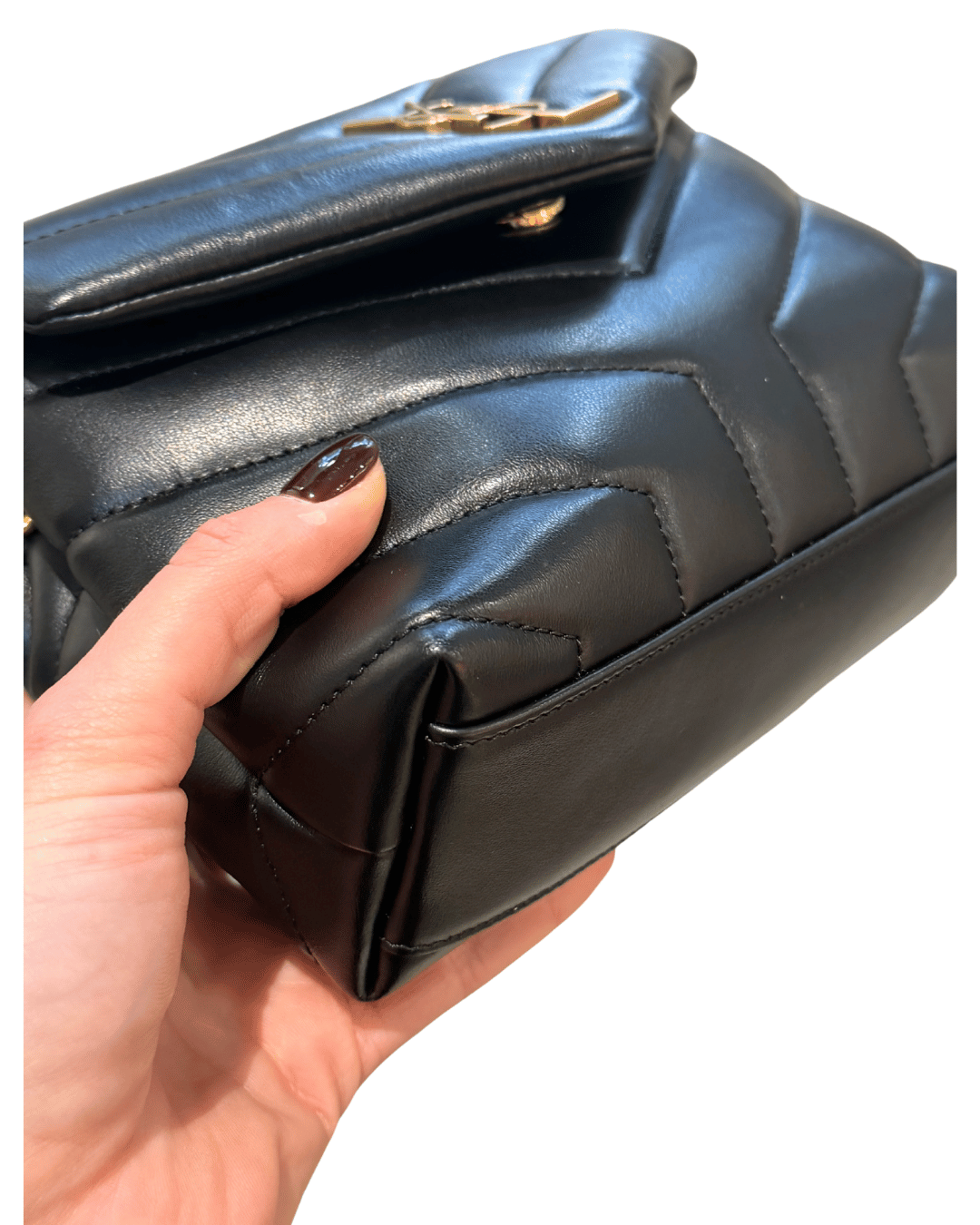 LOULOU TOY YSL NERA HARDWARE DORATO