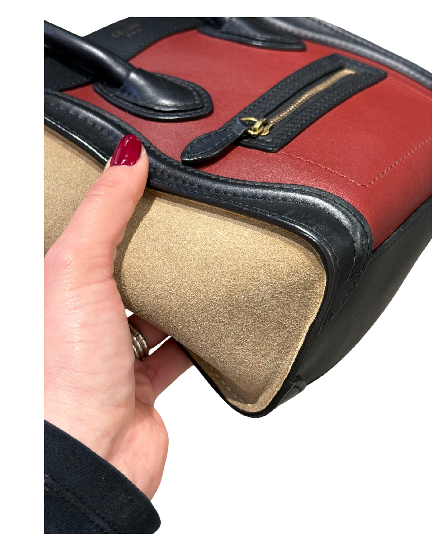CELINE LUGGAGE SMALL TRICOLORE
