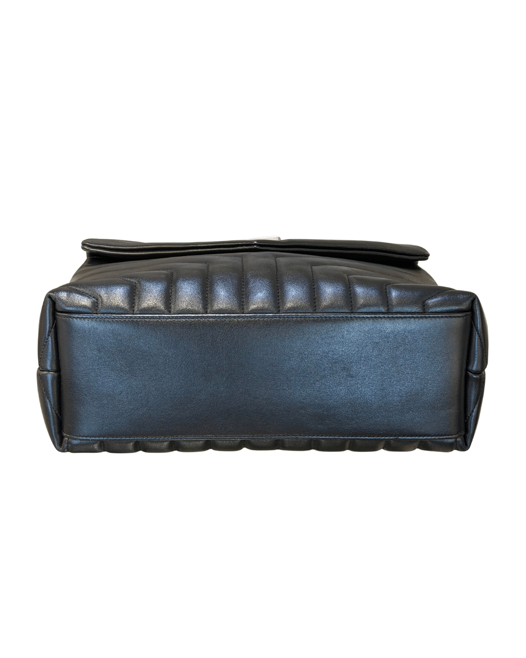 LOULOU MEDIA NERA YSL HARDWARE ARGENTO
