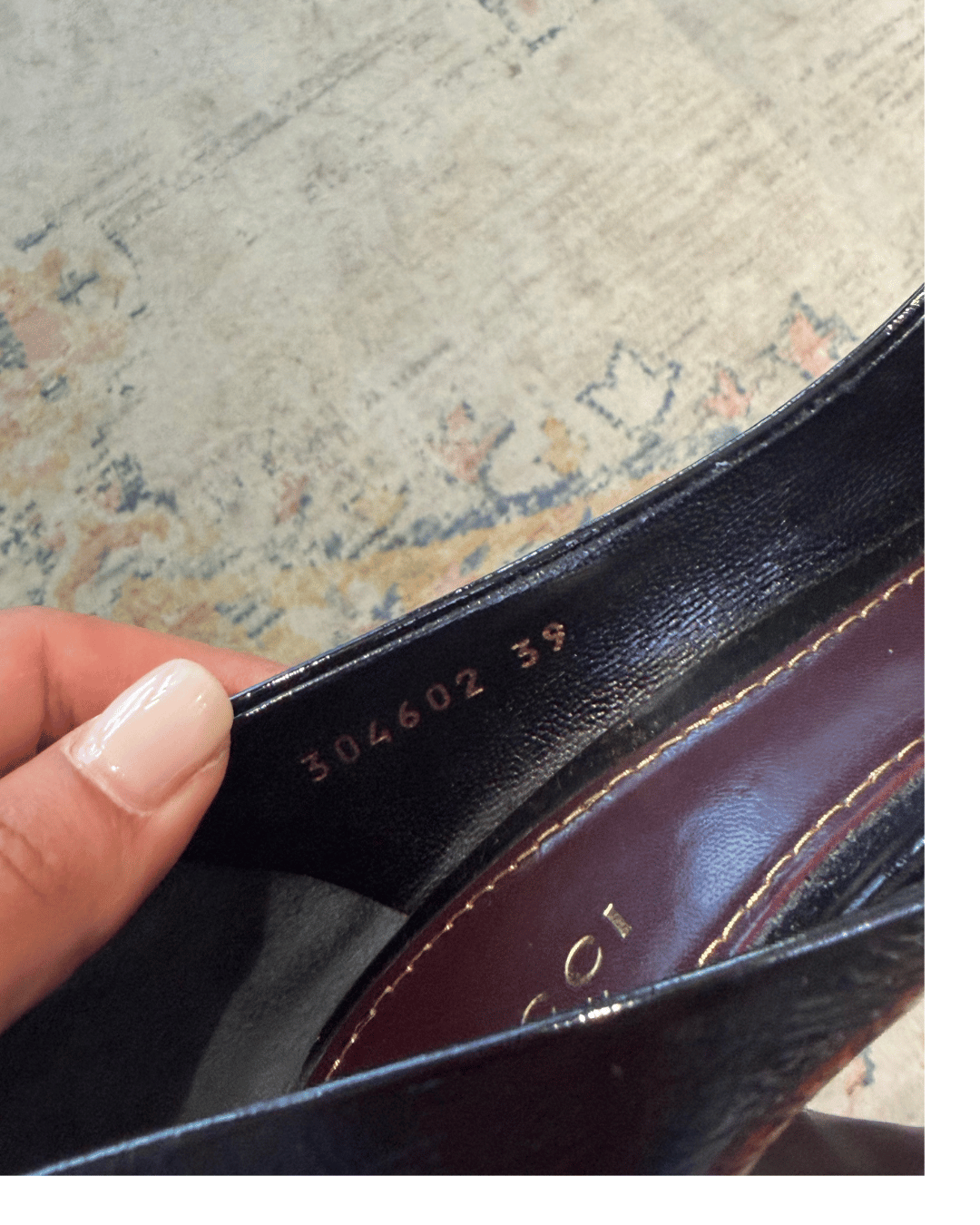 DECOLLETE GUCCI VERNICE NERE Nr 39
