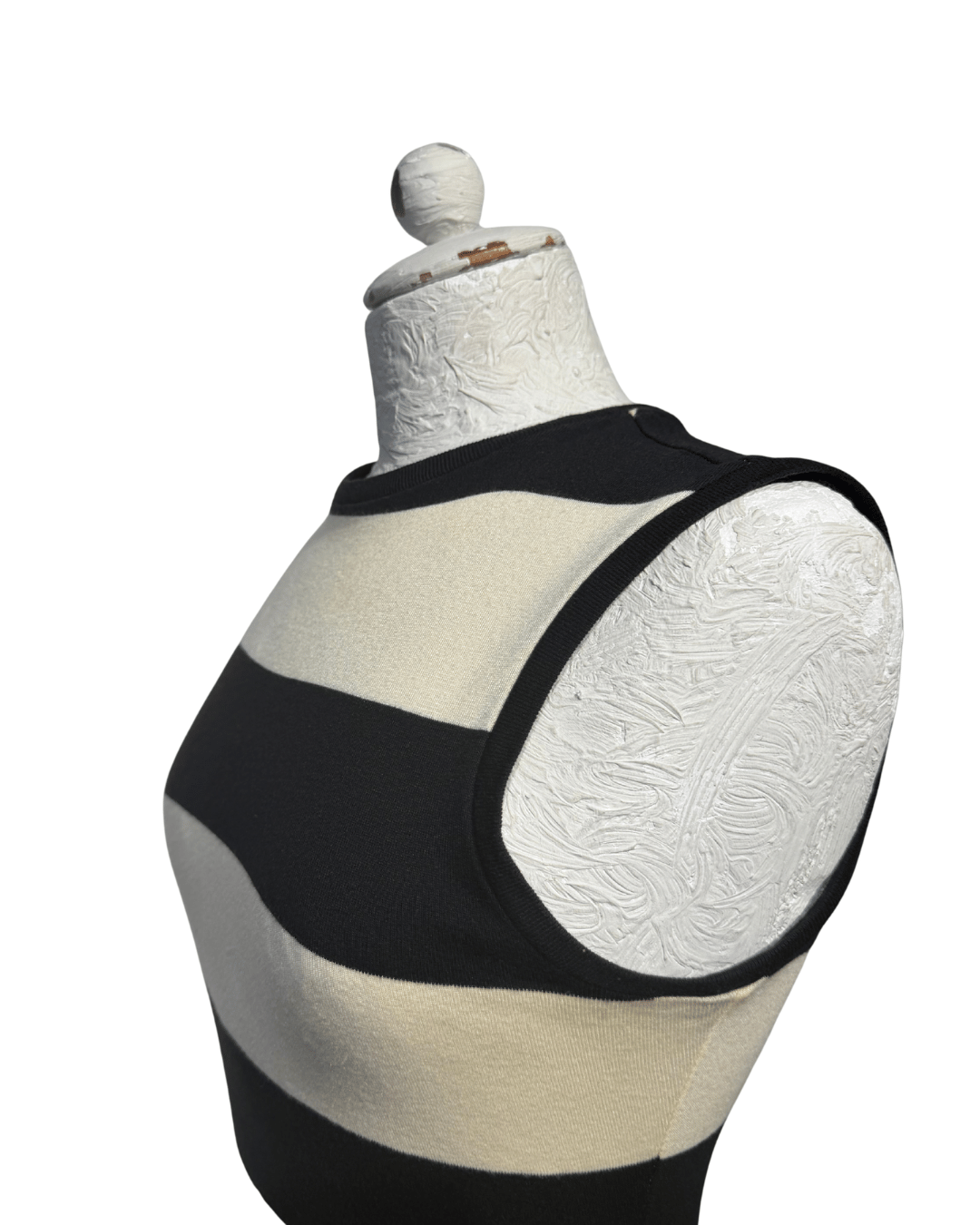 ABITO SMANICATO A RIGHE BICOLOR Tg XS