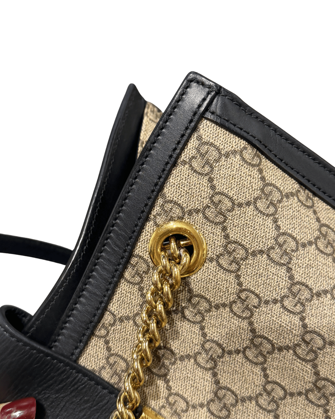 GUCCI PADLOCK GG SUPREME RIFINITURE NERE