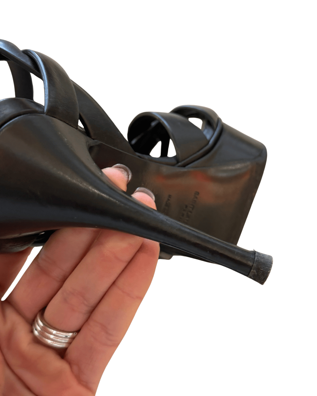 SANDALI TRIBUTE YSL NERI Nr 36.5