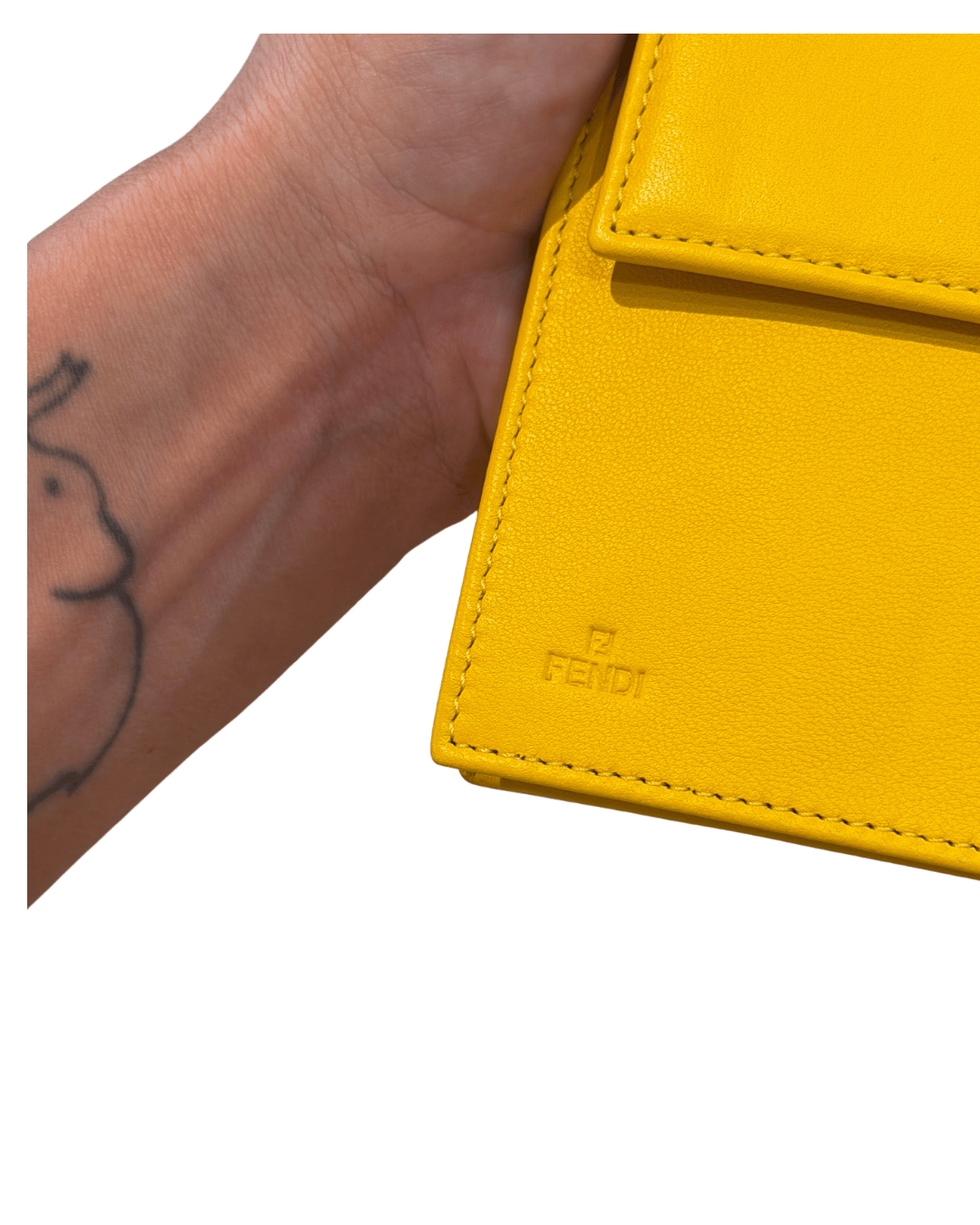 WOC FENDI GIALLA CON CATENELLA
