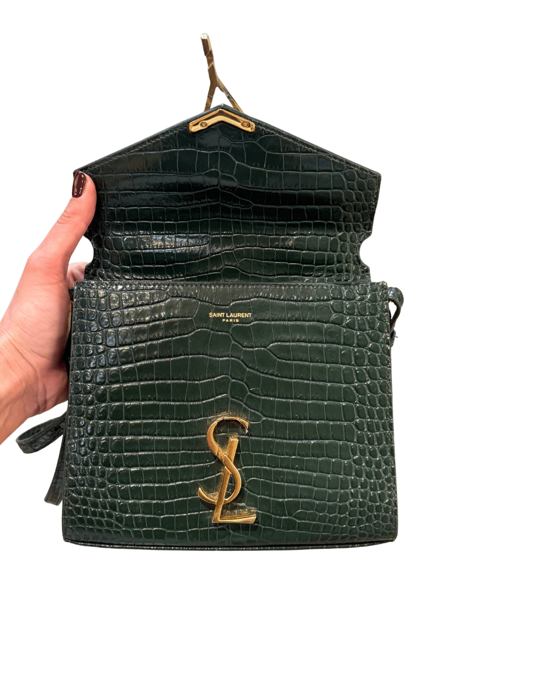 CASSANDRA YSL STAMPA COCCO VERDE