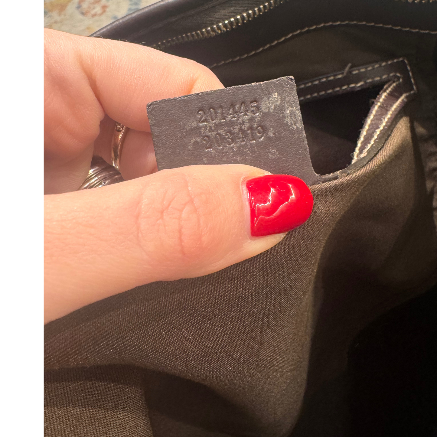 BORSA GUCCI PVC CAPIENTE