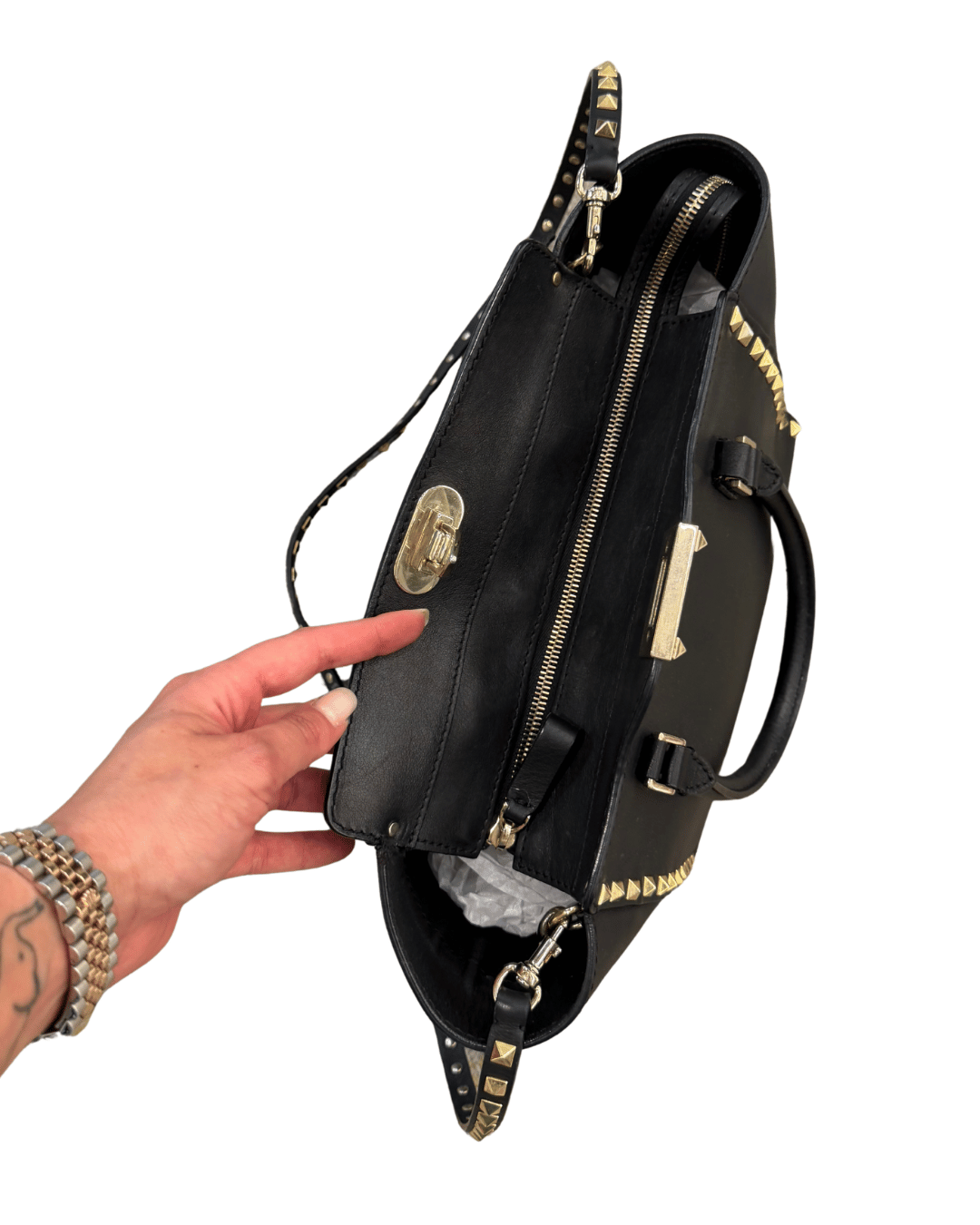 VALENTINO ROCKSTUD SMALL NERA