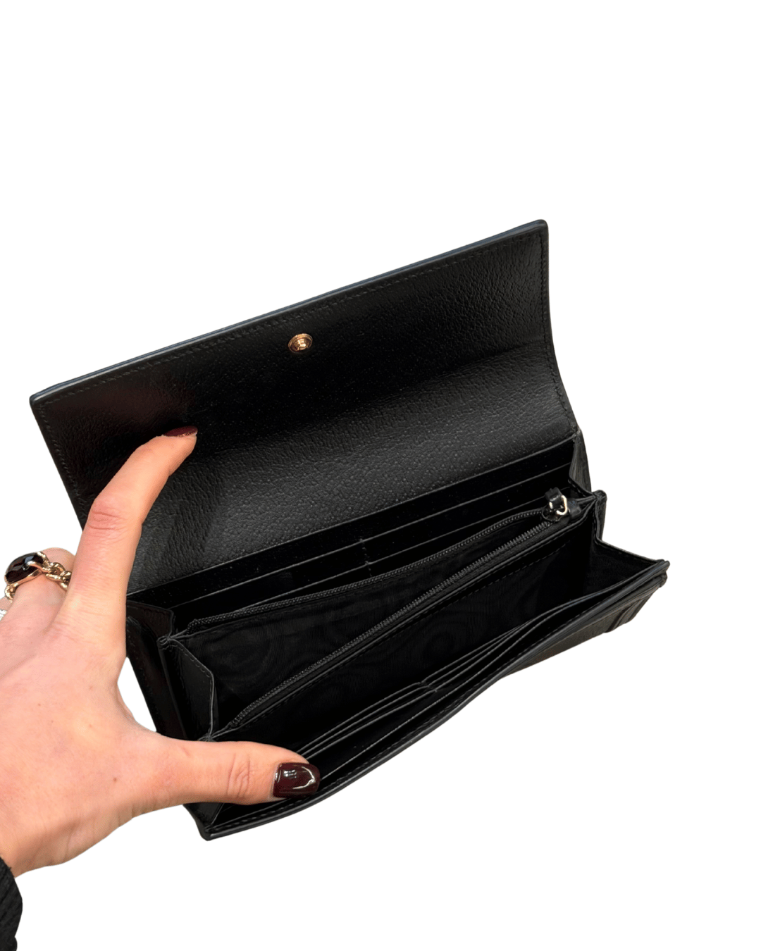 PORTAFOGLIO GUCCI OPHIDIA NERO