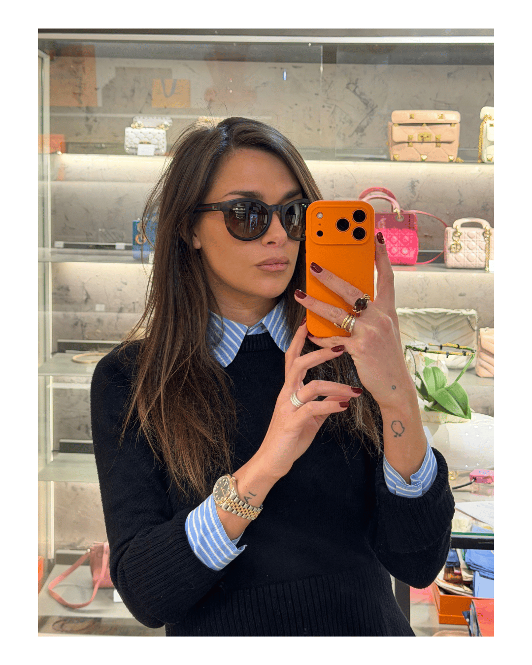 OCCHIALI GUCCI TARTARUGATI CON CUSTODIA