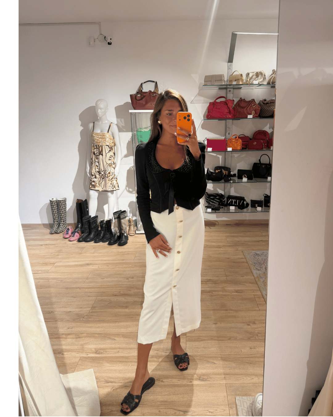 GIACCA CORTA NERA MAXMARA CON PIETRE Tg S