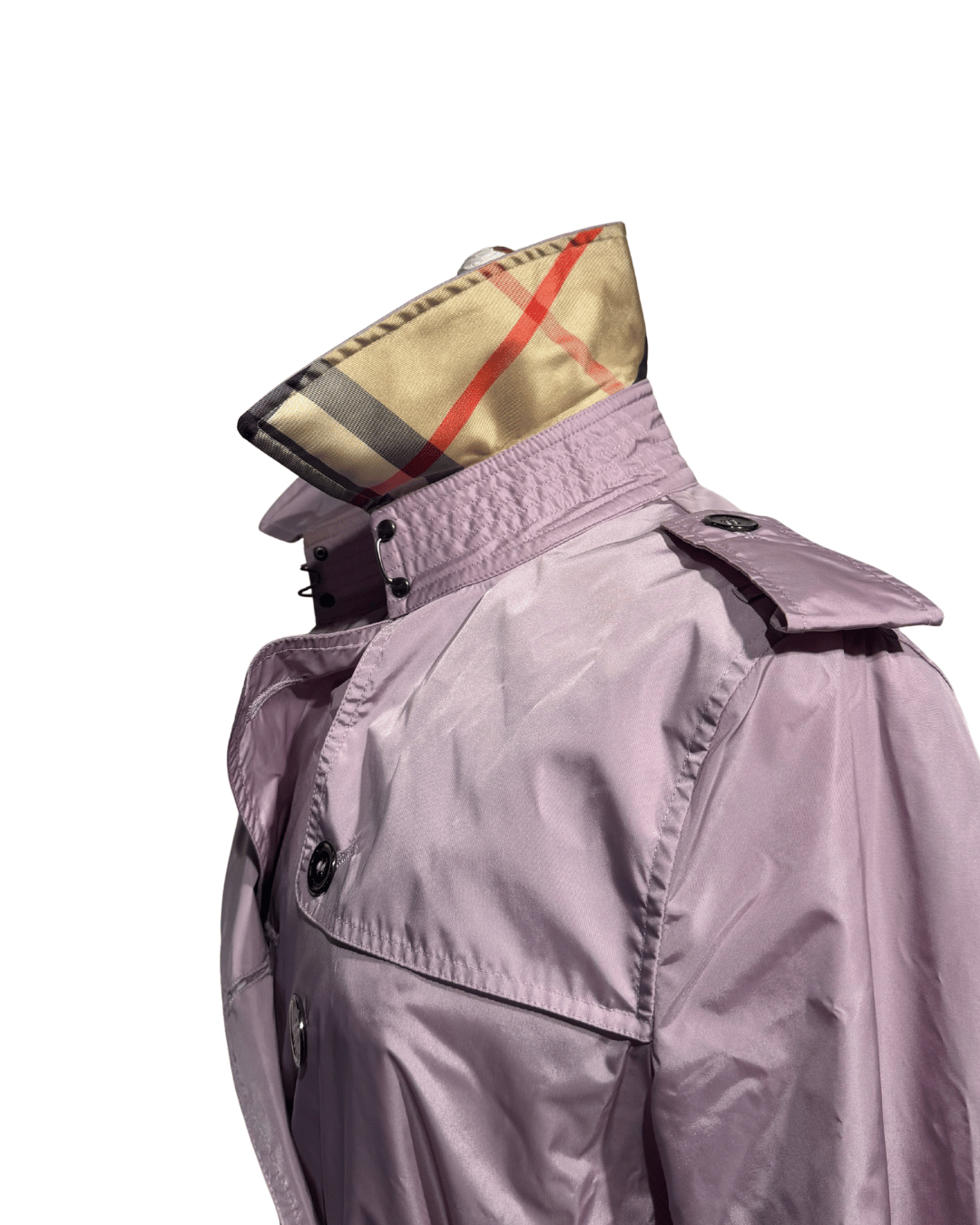IMPERMEABILE BURBERRY LILLA Tg 40