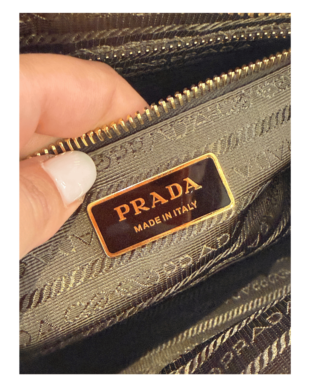 PRADA BONNIE LARGE COLOR FANGO