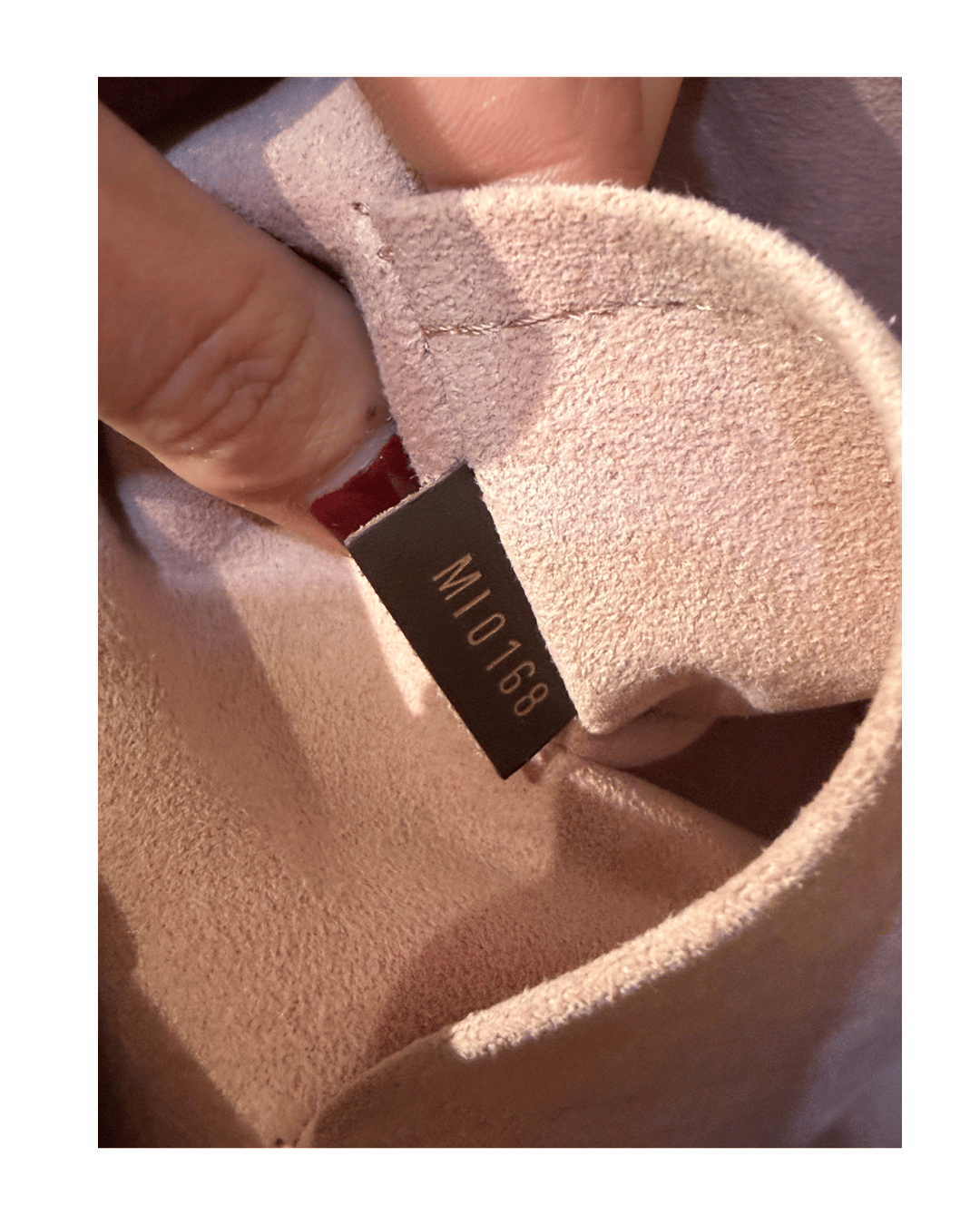 BRITTANY LOUIS VUITTON DAMIER EBENE RIFINITURE ROSA