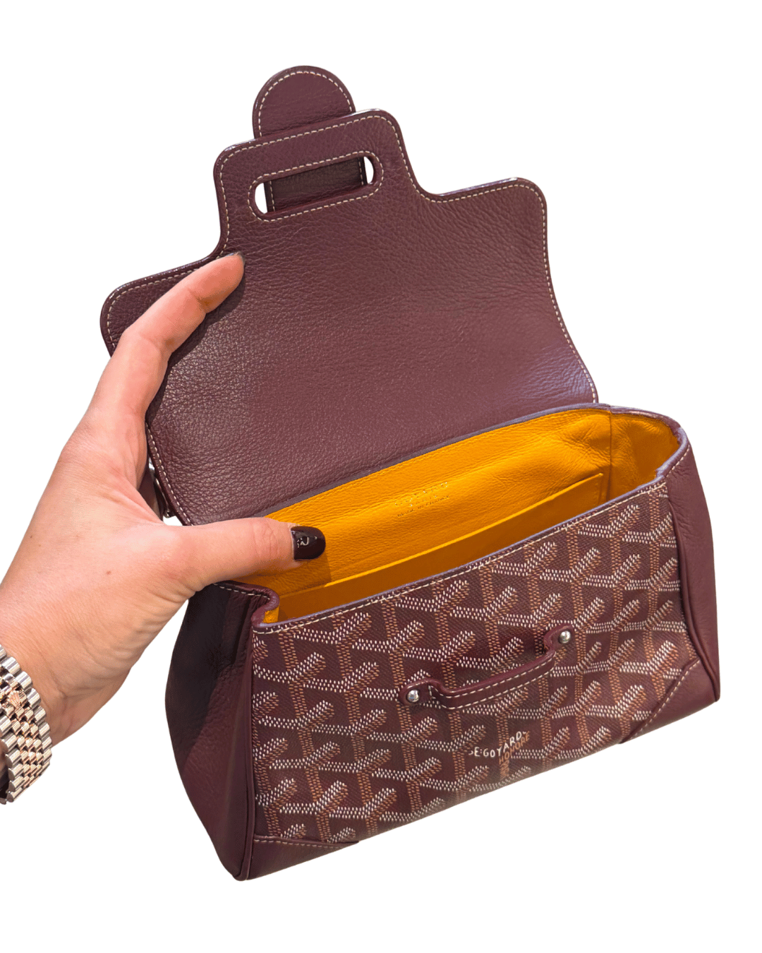 SAIGON MINI GOYARD BORDEAUX