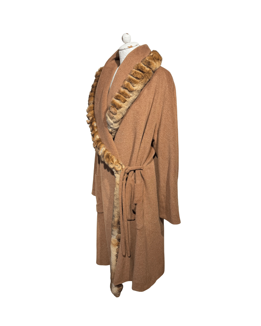 CAPPOTTO FENDI CON PROFILO IN LAPIN