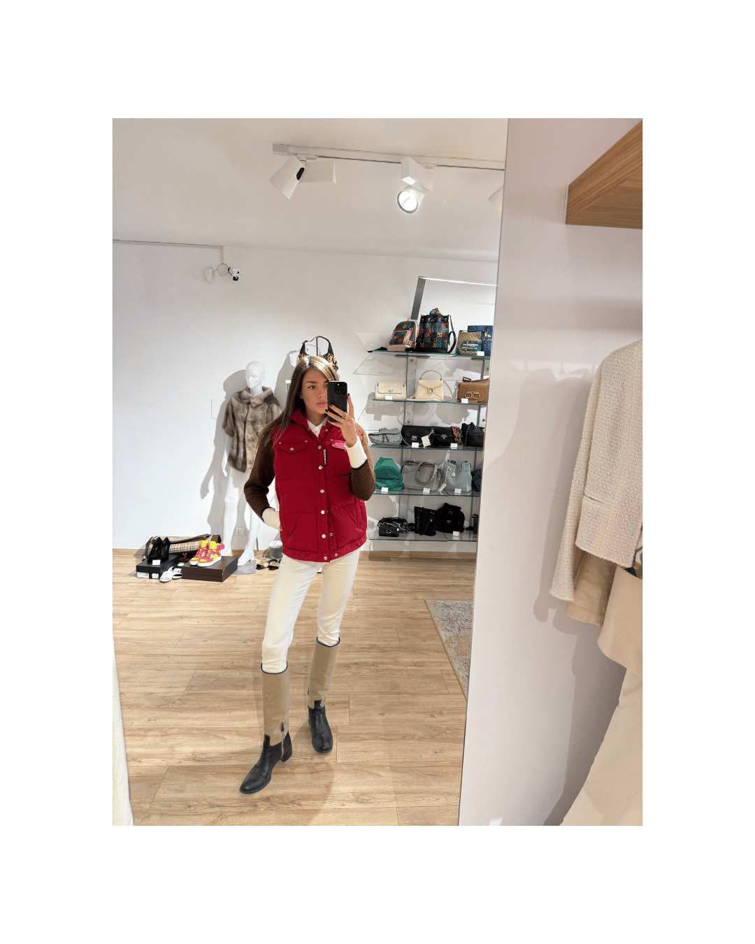 GILET DSQUARED2 ROSSO