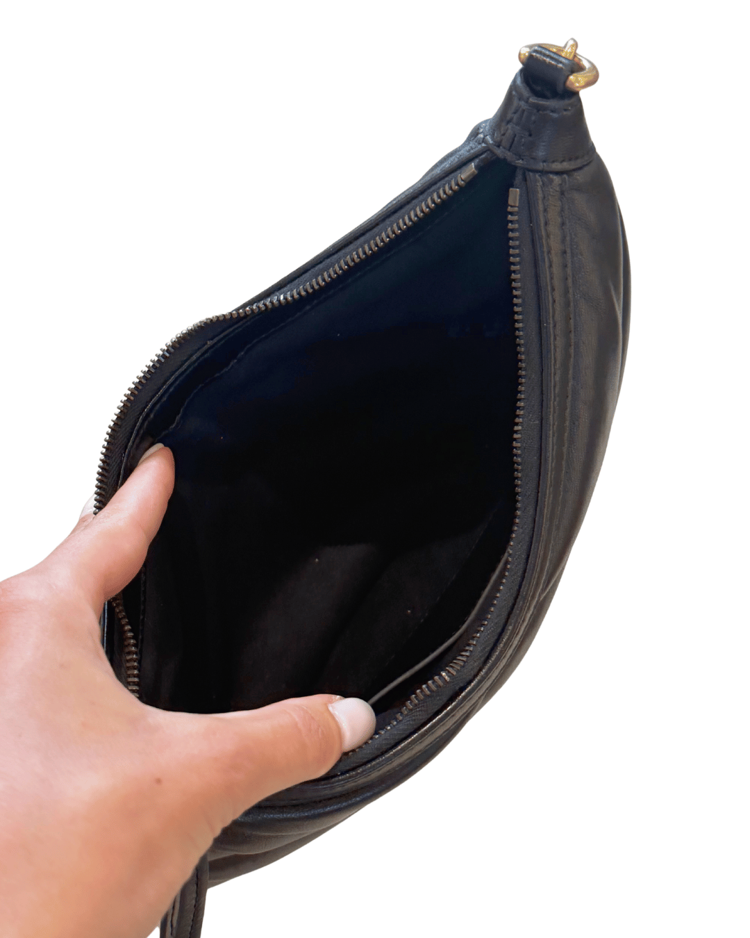 MEZZALUNA GUCCI MARMONT NERA