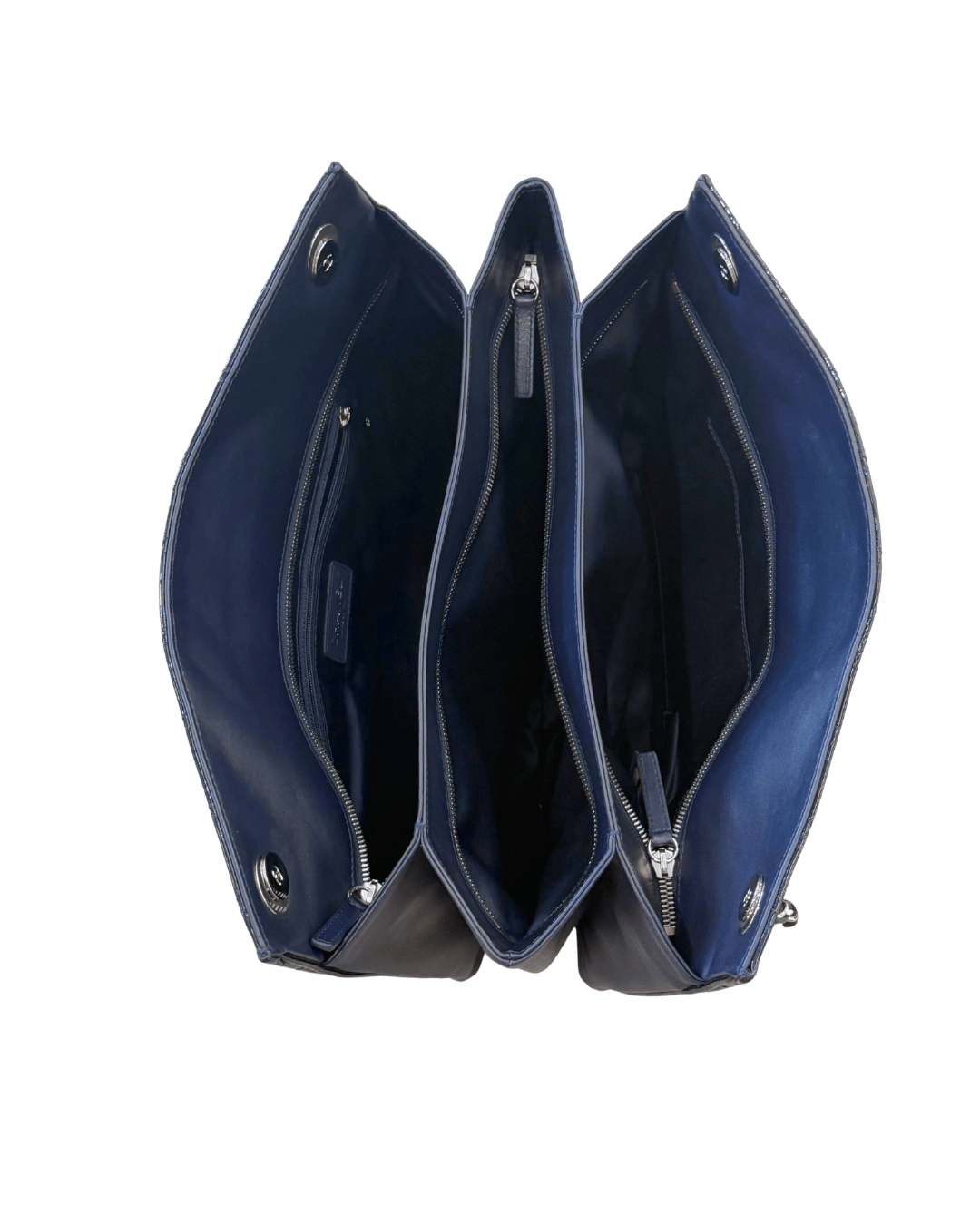 MAXI SHOPPER CHANEL VERNICE BLU