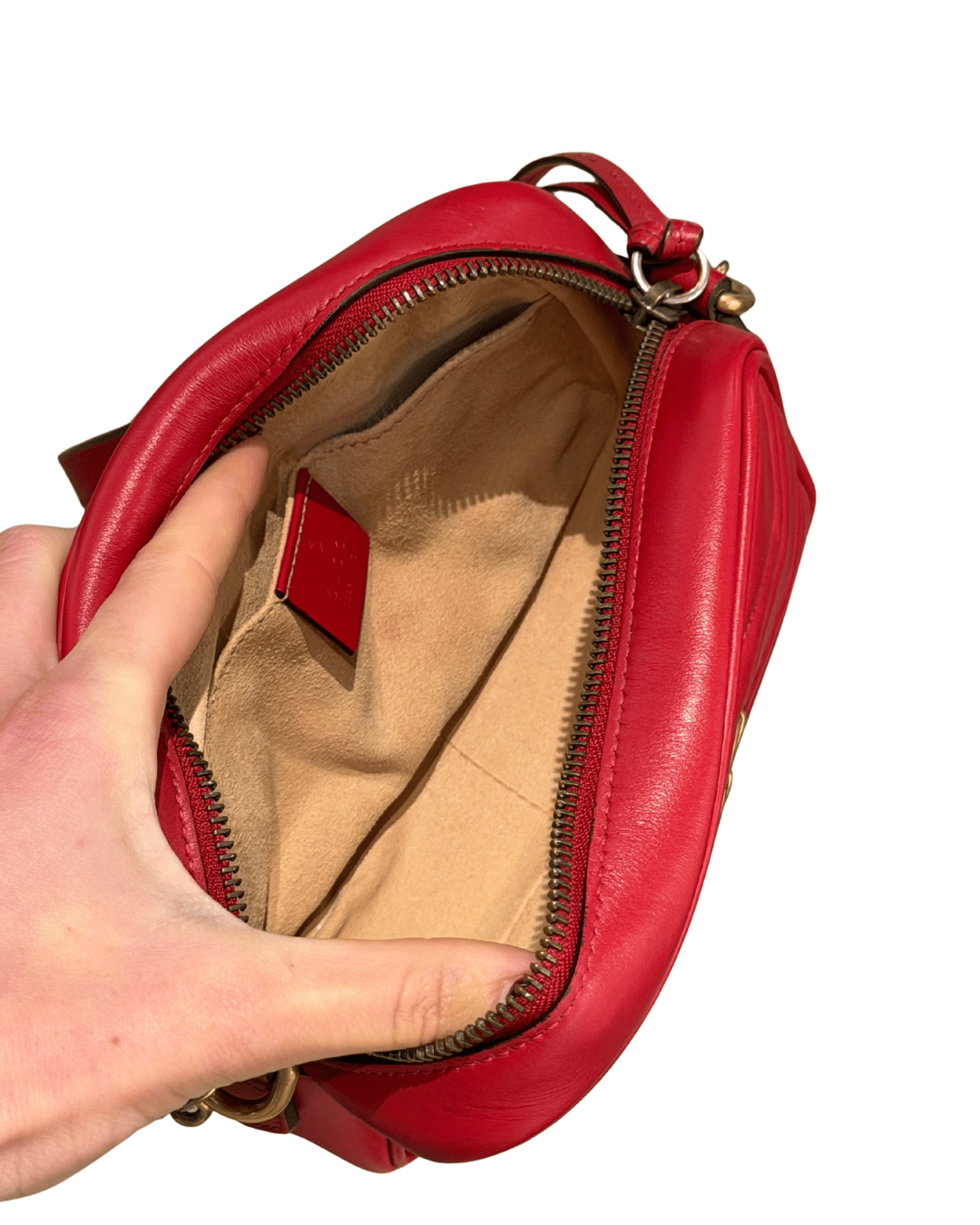 MINI CAMERA BAG GUCCI ROSSA