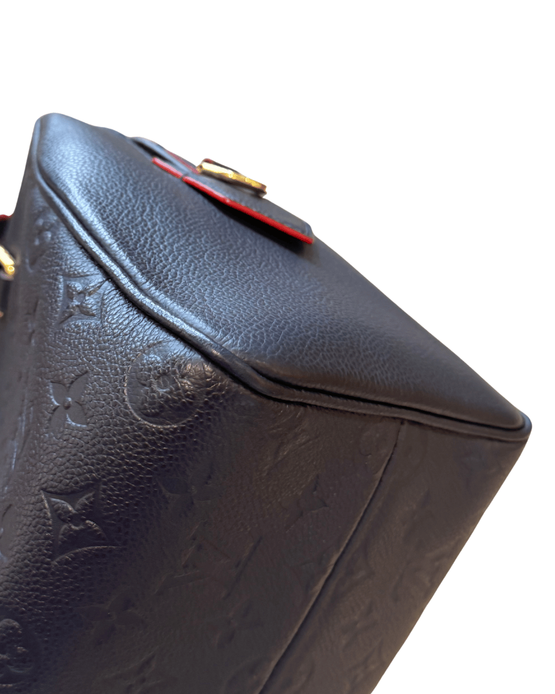 SPEEDY BANDOULIERE PELLE BLU EMPREINTE LOUIS VUITTON