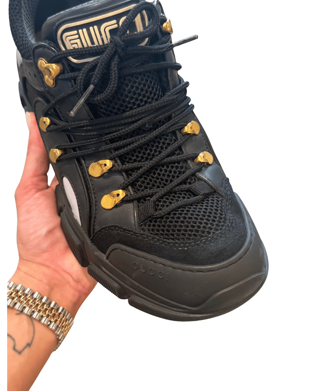 SNEAKERS GUCCI NERE FLASHTRACK Nr 40