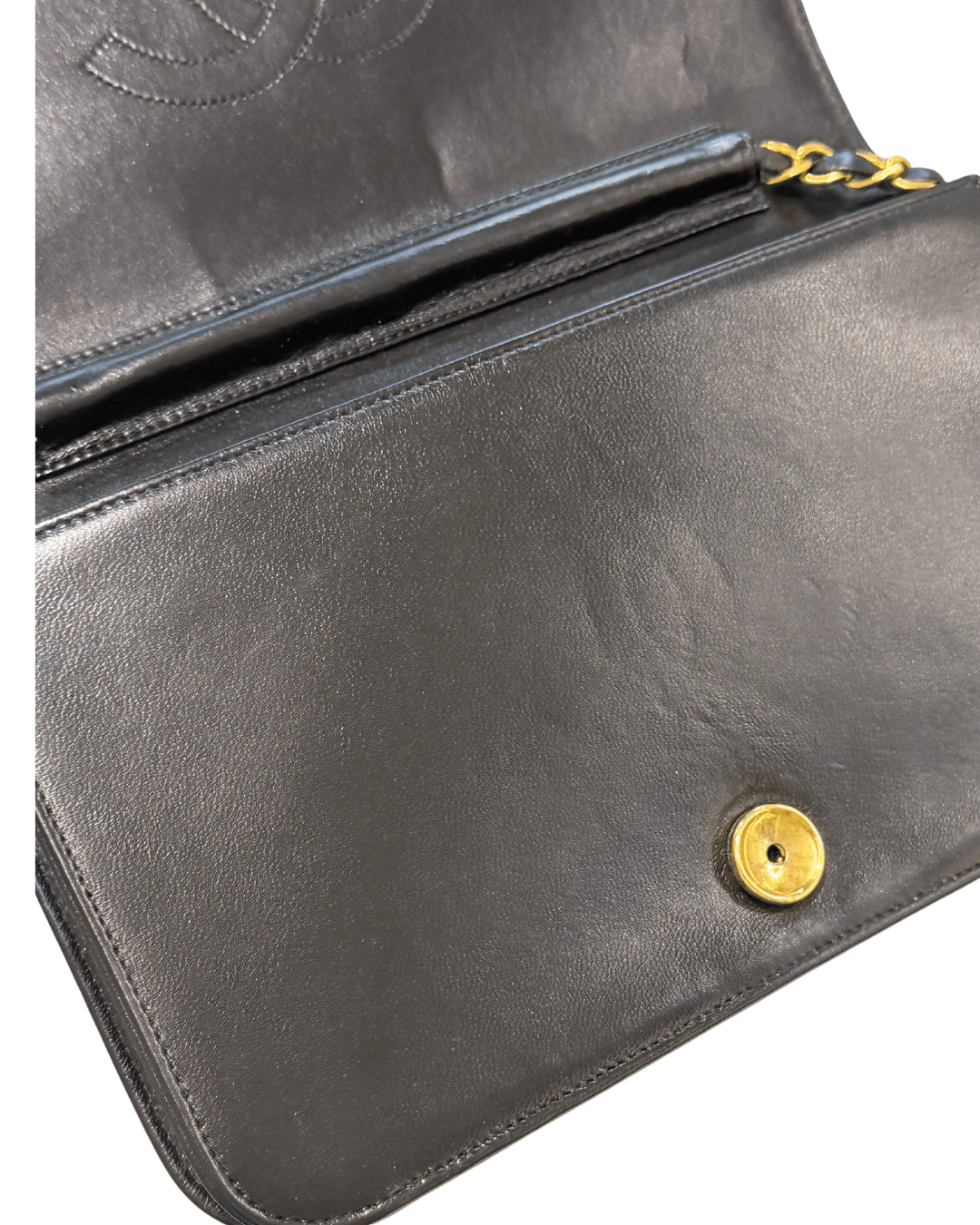 POCHETTE CHANEL VINTAGE TIMLESS NERA