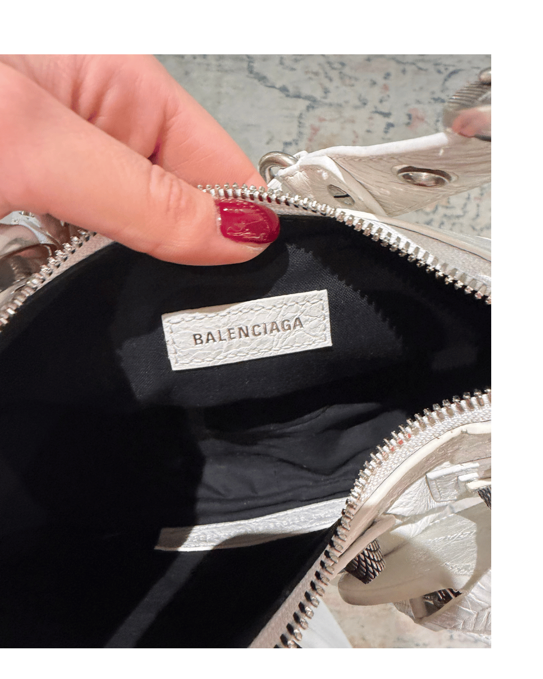 LE CAGOLE BALENCIAGA XS BIANCA