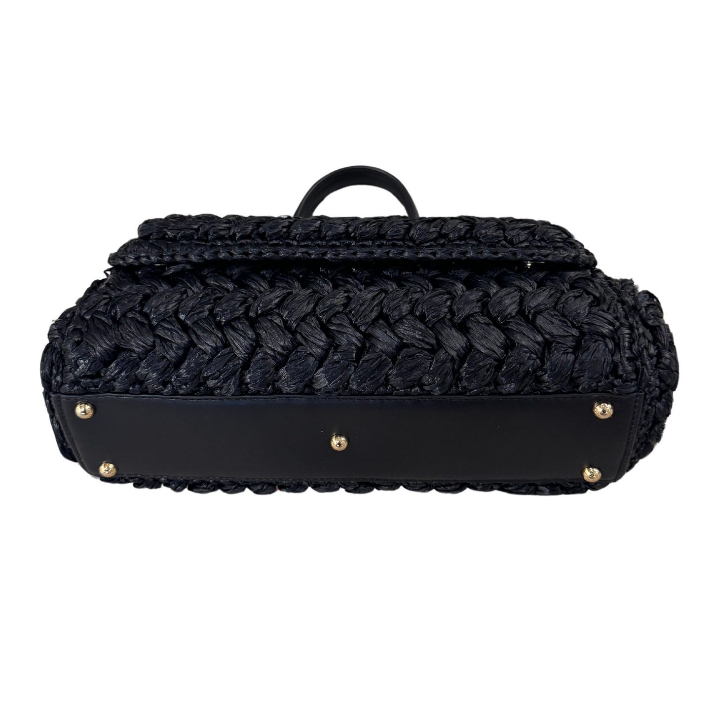 MISS SICILY RAFFIA NERA D&G