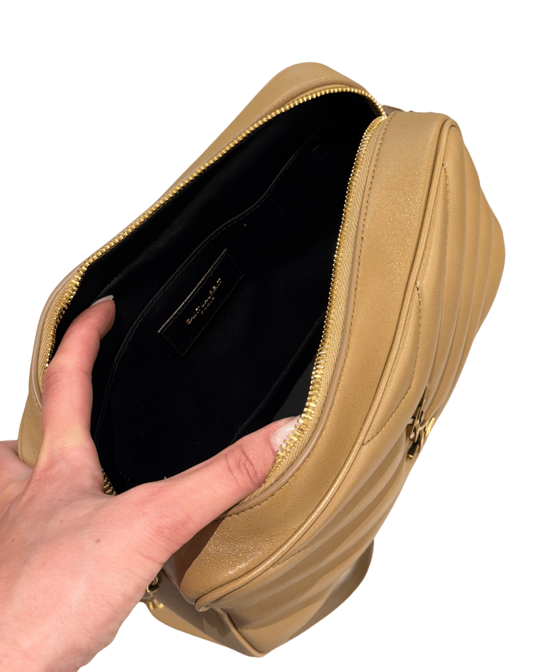 CAMERA BAG YSL COLOR CAMMELLO