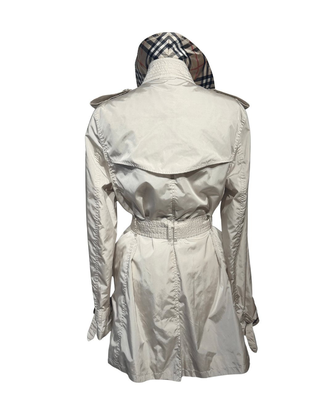 IMPERMEABILE BURBERRY BEIGE CHIARO TG 44