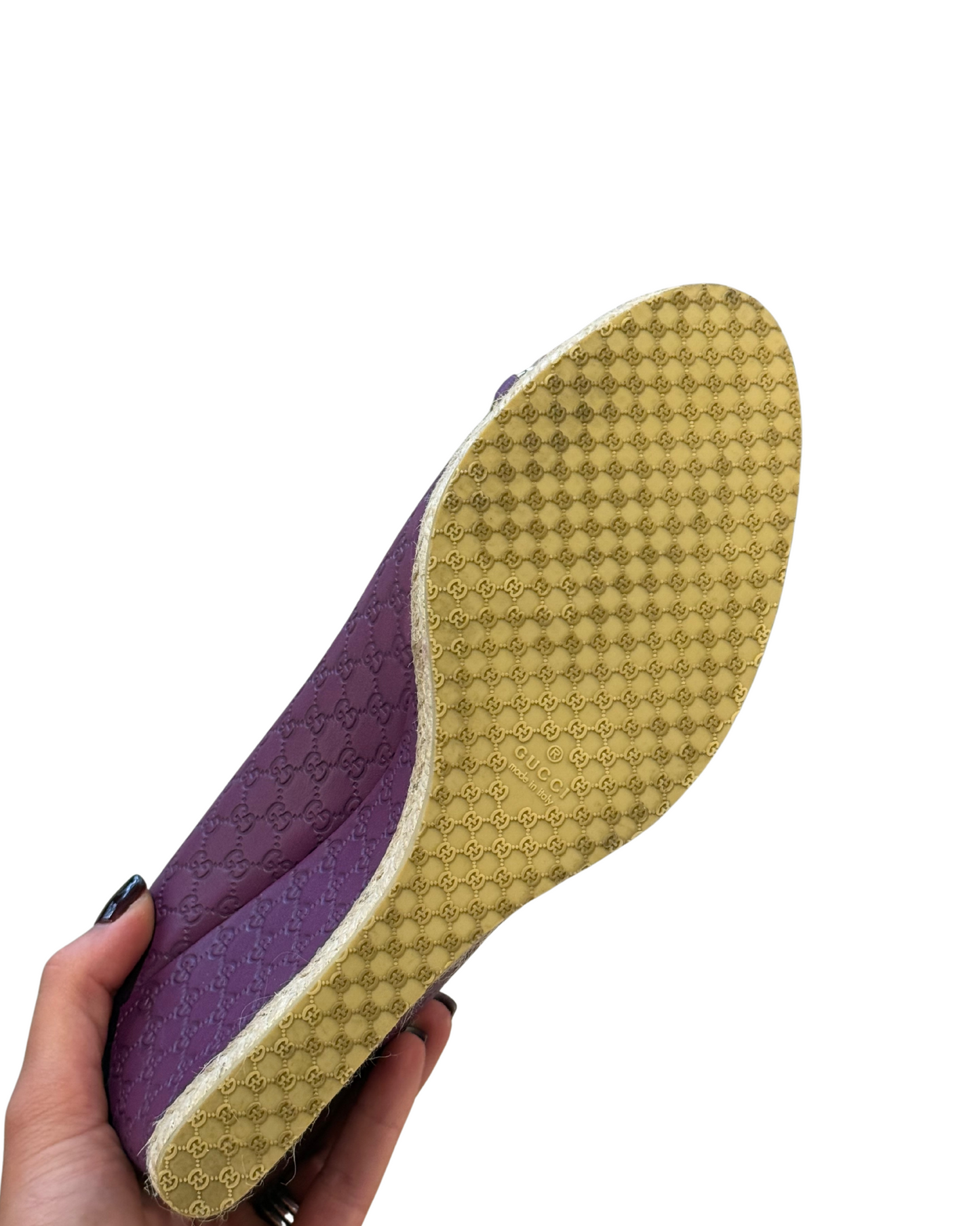 SANDALI ZEPPA GUCCI VIOLA
