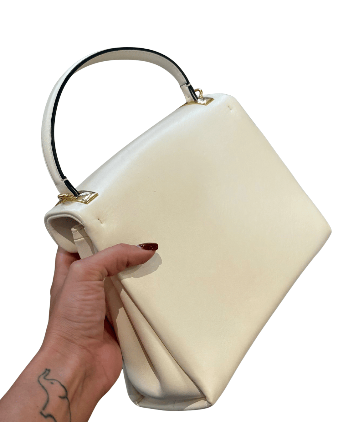 VALENTINO ONE STUD AVORIO