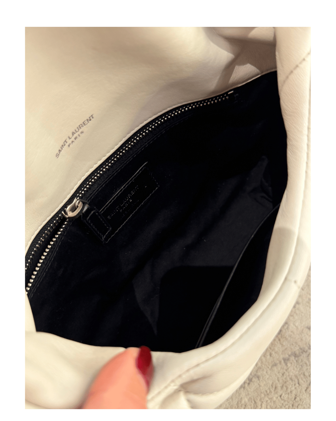 PUFFER TOY YSL AVORIO