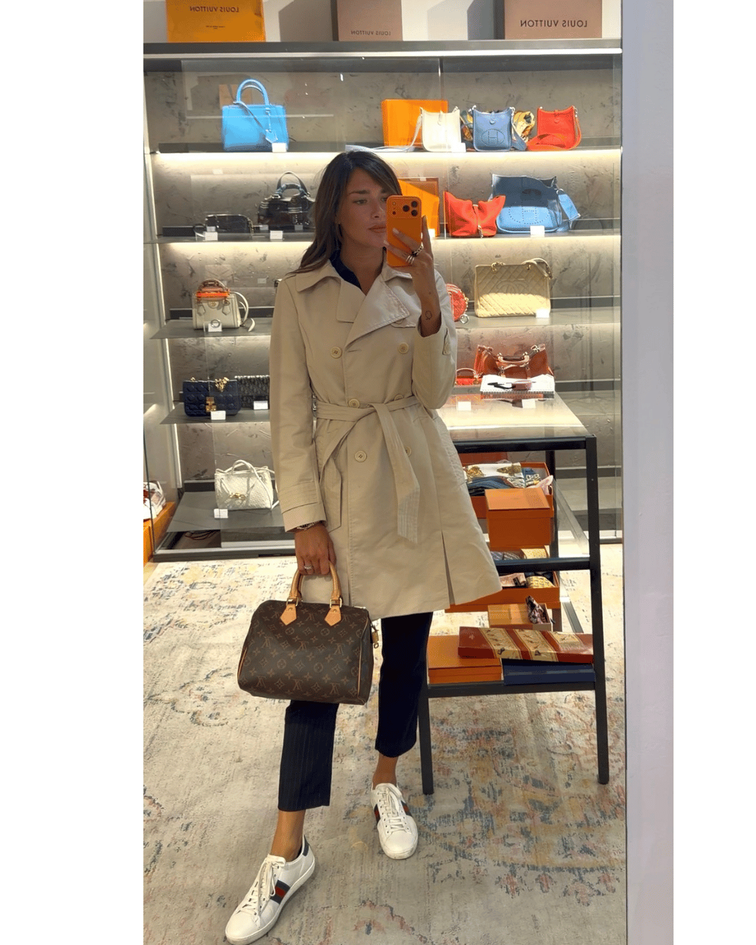 IMPERMEABILE MAXMARA BEIGE COTONE Tg 40