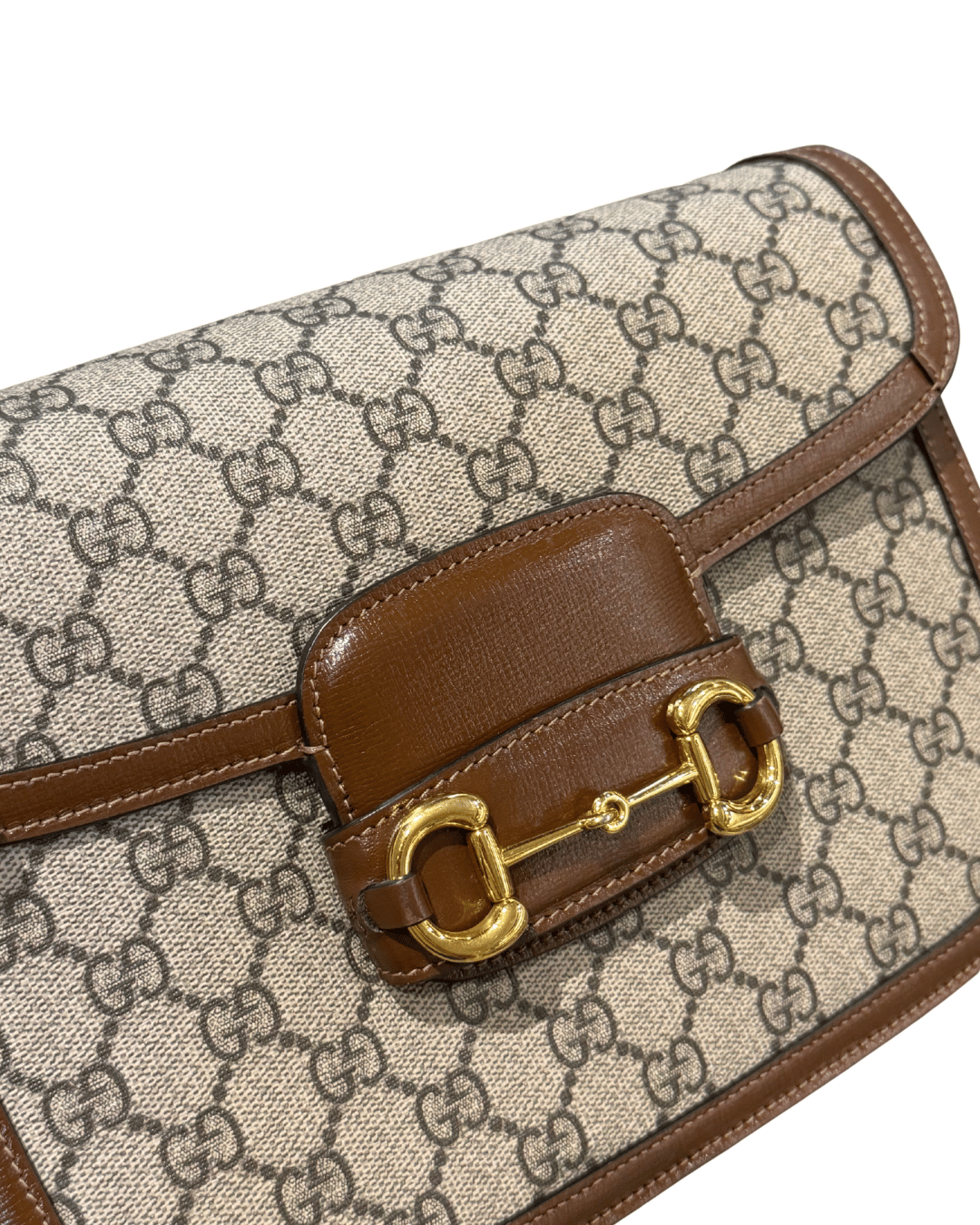 GUCCI HORSEBIT 1955 GG SUPREME RIFINITURE MARRONI