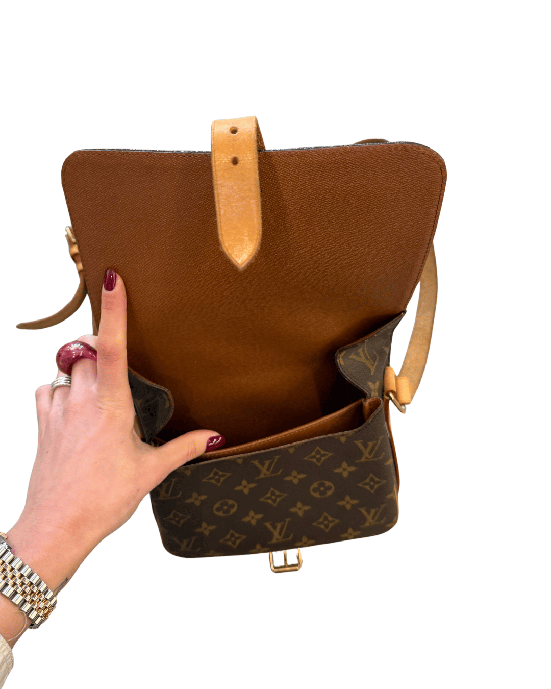 LOUIS VUITTON CARTOUCHIERE MM A TRACOLLA MONOGRAM