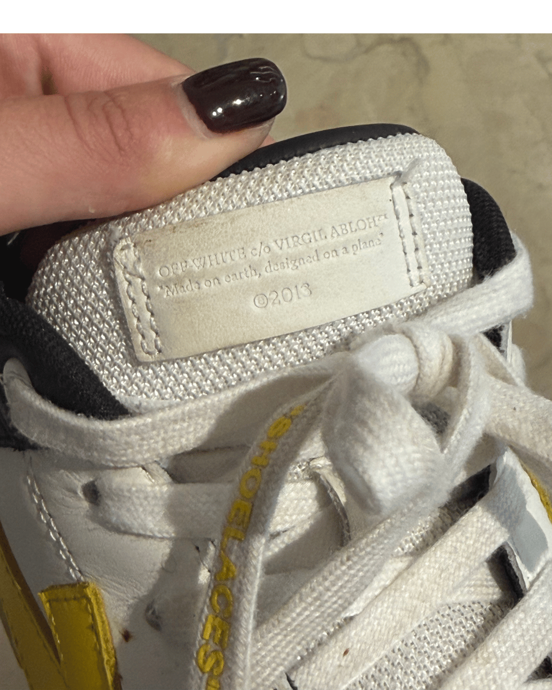 SNEAKERS OFF WHITE OUT OF OFFICE KIDS Nr 38