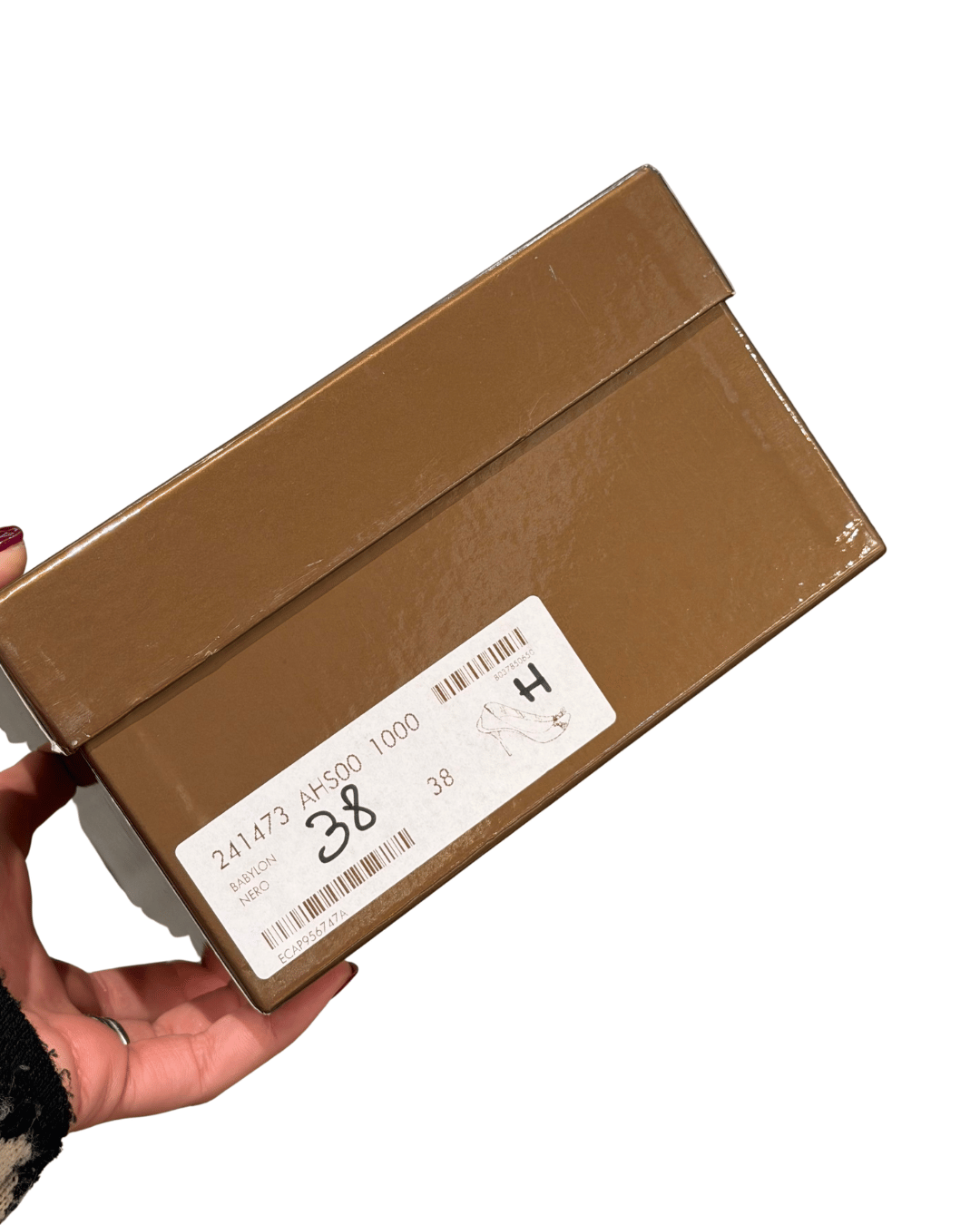 DECOLLETE GUCCI NERE DETTAGLIO BAMBU Nr 38